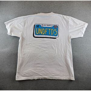 Undefeated UNDTFD Spring 2023 Drop 5 White Classic License‎ Logo T-Shirt Men XL